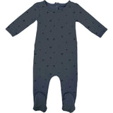 Acorn Print Long Sleeve Footie