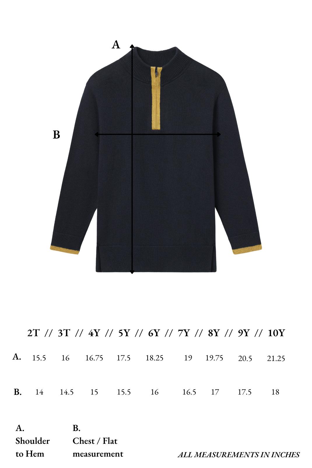 Griffin Sweater in Collegiate Navy