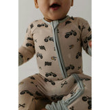 Long Sleeve Zip Romper