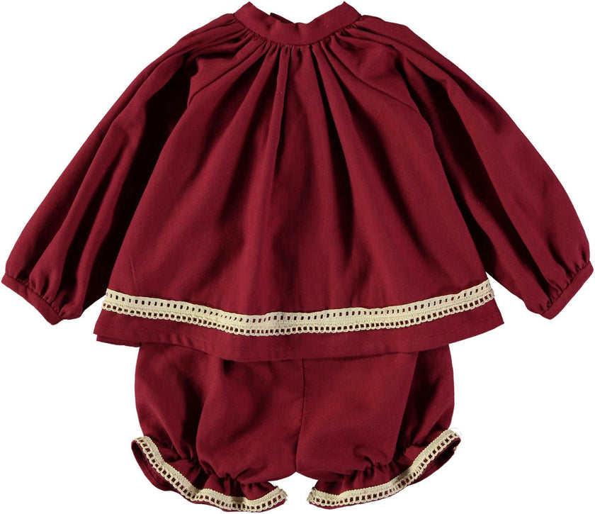 Riva baby dress and bloomer