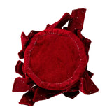 Kurt Adler 15.75-Inch Burgundy Bow Tree With Diamond Gemstones
