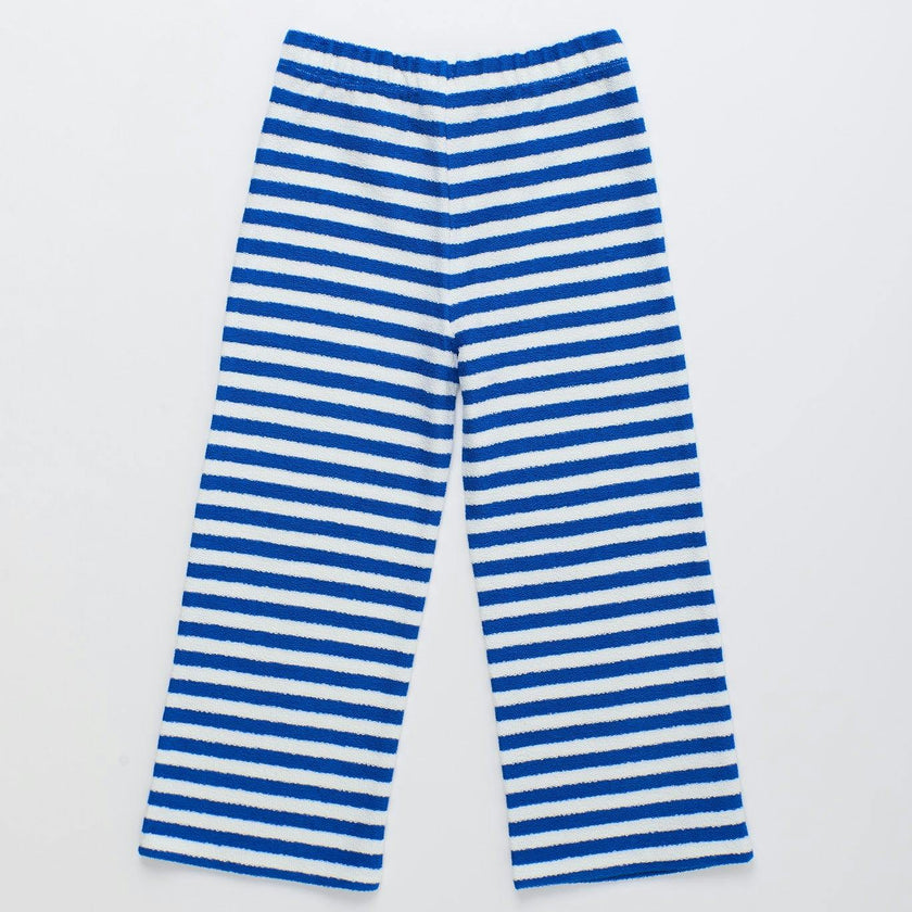 BARCOS STRIPED SWEATPANTS BLUE & WHITE