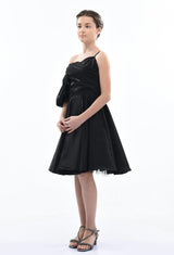 Black Felice Off Shoulder Dress