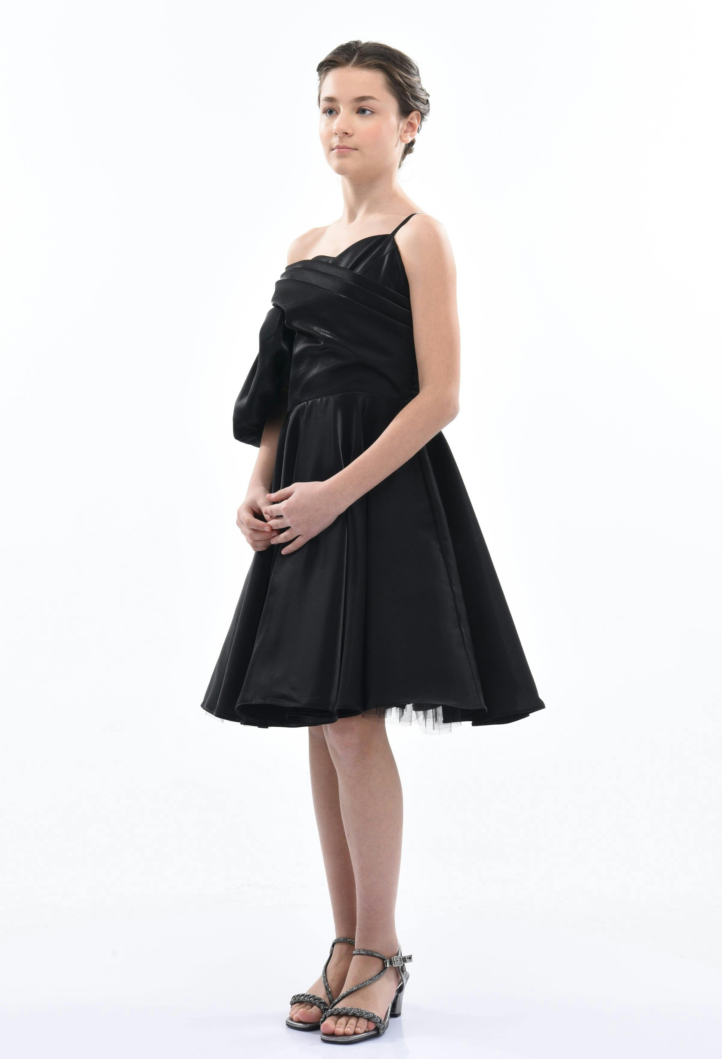 Black Felice Off Shoulder Dress