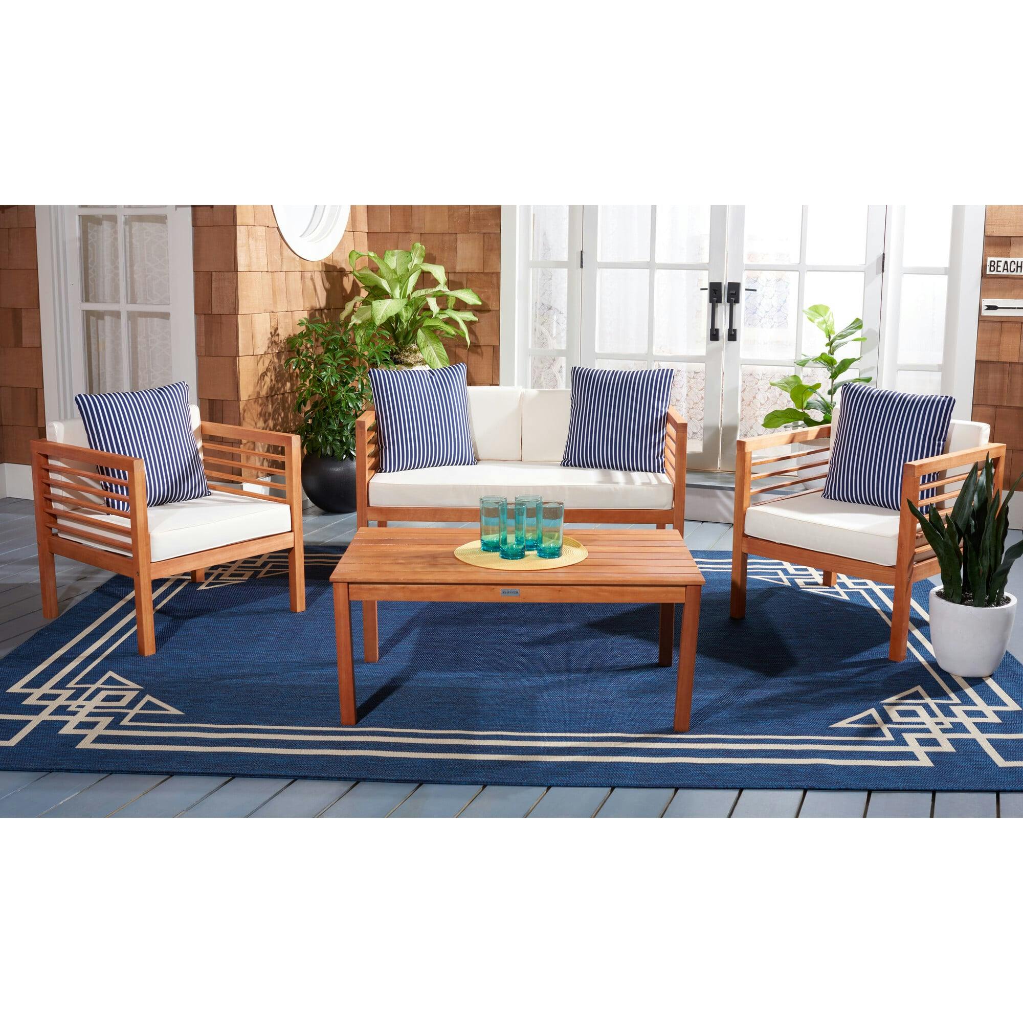 Alda Eucalyptus 4-Piece Outdoor Set