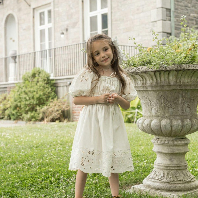 Blanca White Cotton Dress