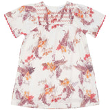 Floral Print Smocked Dress
