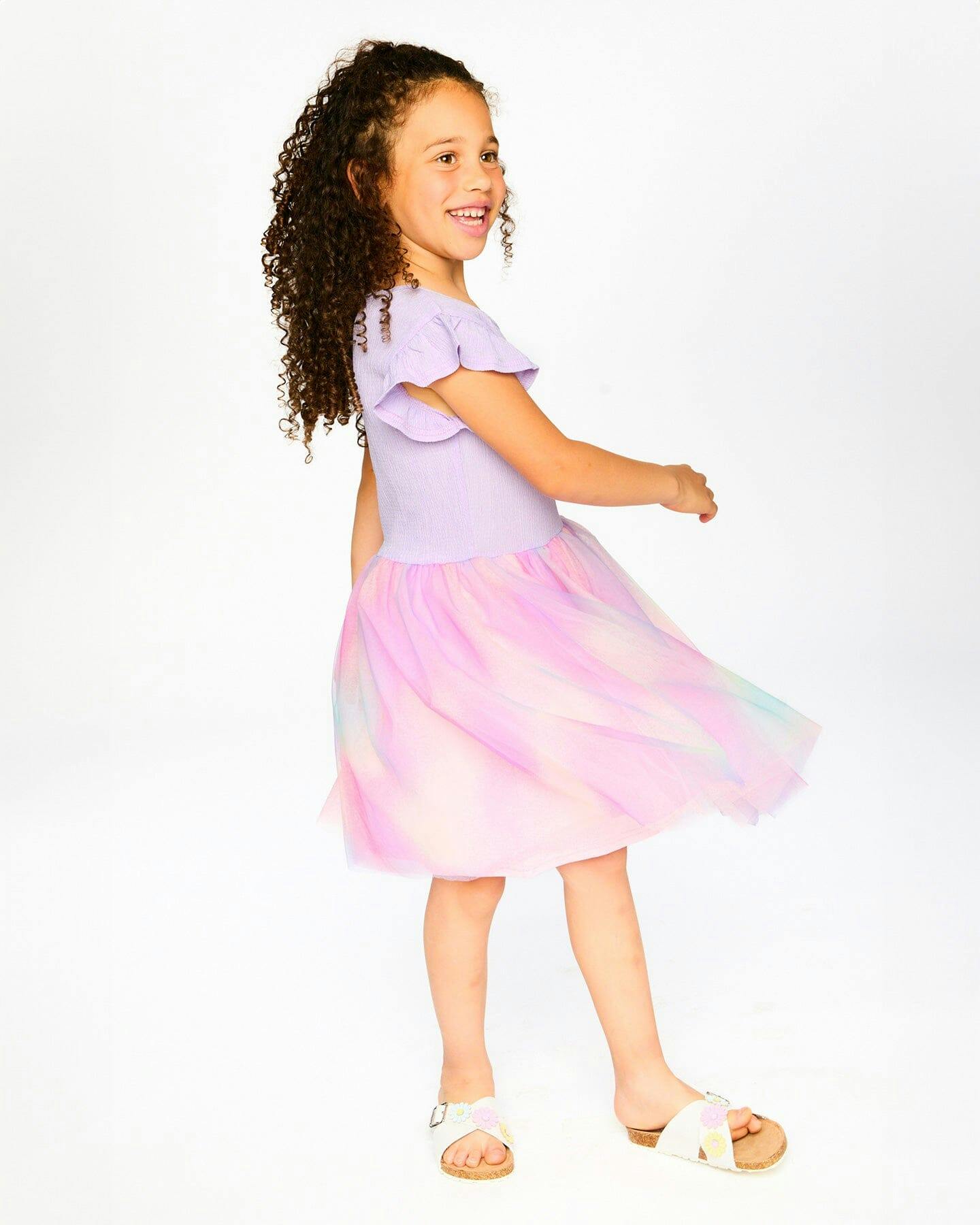 Bi-Material Mesh Dress