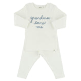 "grandma loves me" FOG Baby Rib 2pc Set
