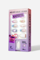 KATSEYE | HOOTIE FRUTTI – SHORT STILETTO PRESS-ON NAILS