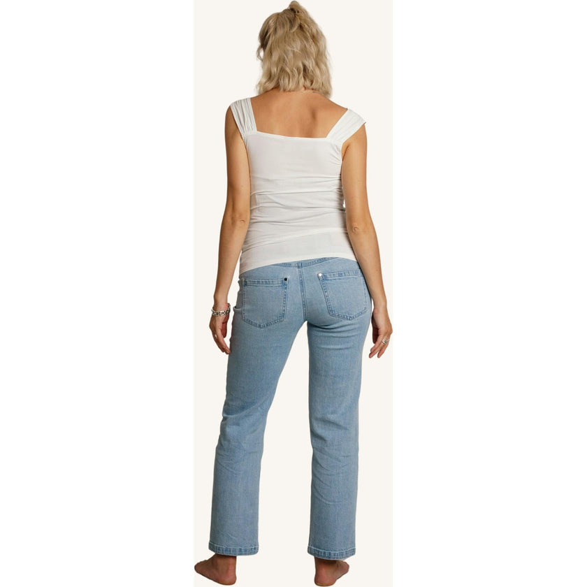 Hailey Maternity Straight Leg Jeans
