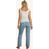 Hailey Maternity Straight Leg Jeans