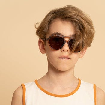 Aviator | Polarized Sunglasses | Child | 3-8 Y | Tortoise
