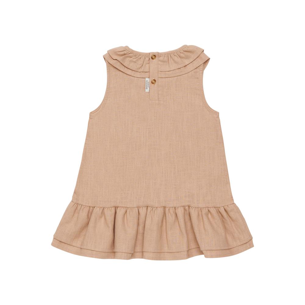 Michelle Linen Dress | Cloudy Rose