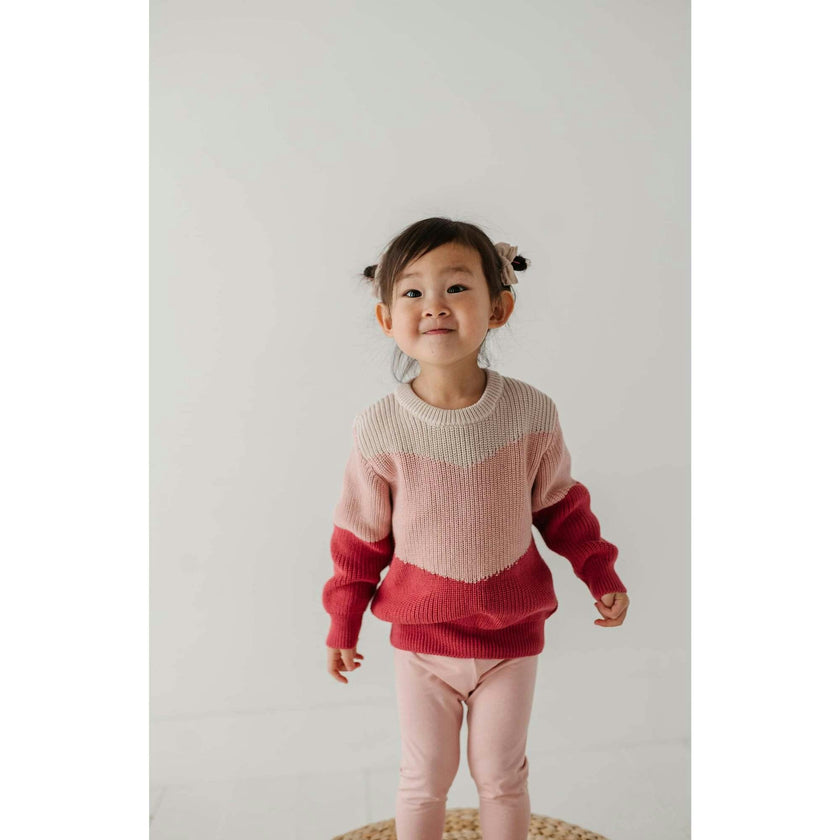 Boy's Colorblock Knit Sweater