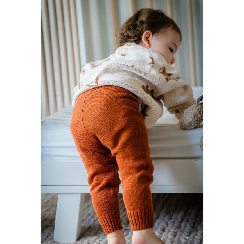 Pima Cotton Knit Jogger in Oatmeal