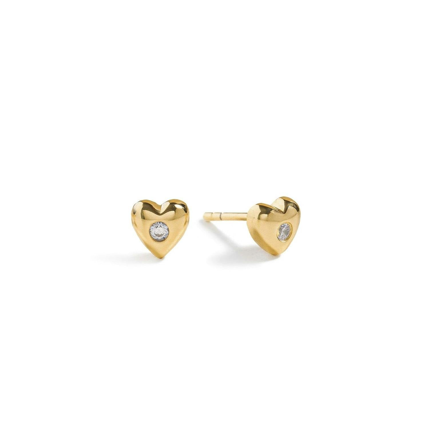 Twinkle Heart Studs - Standard