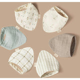 Organic Cotton 3-Piece Poppy Bib Set