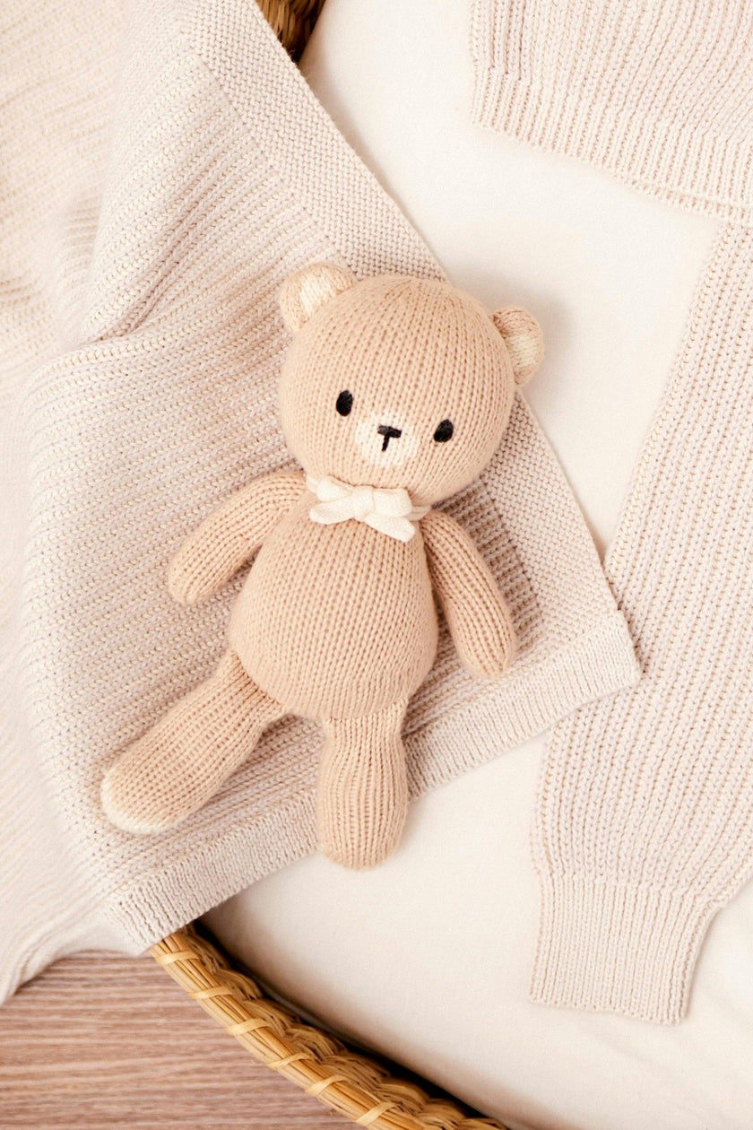 The Baby bear 8.5" Beige & Natural