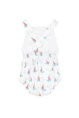 Sailboats Woven Summer Bubble