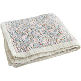 Cotton Muslin Changing Pad Cover - Pressed Petals