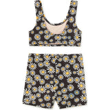 Tankini & Board Shorts Swim Set, Black
