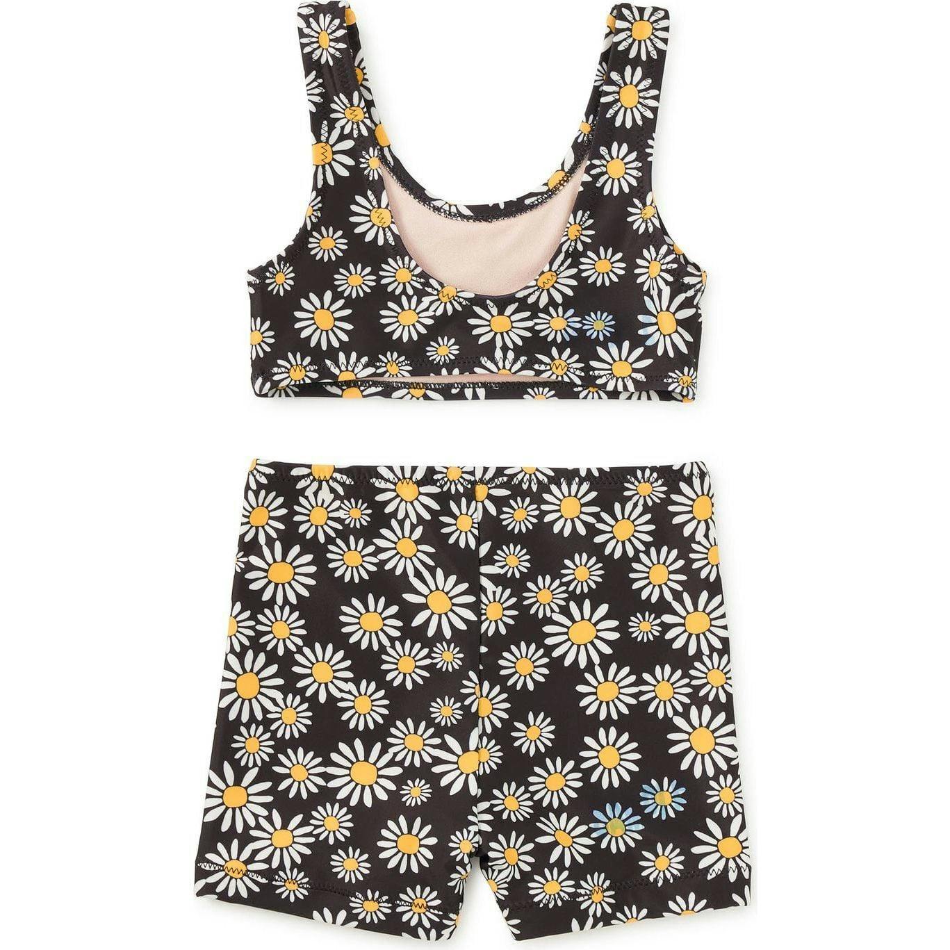 Tankini & Board Shorts Swim Set, Black