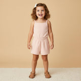 Organic Tank Romper - Blush