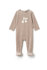 Cherry Hook Stitch Onesie