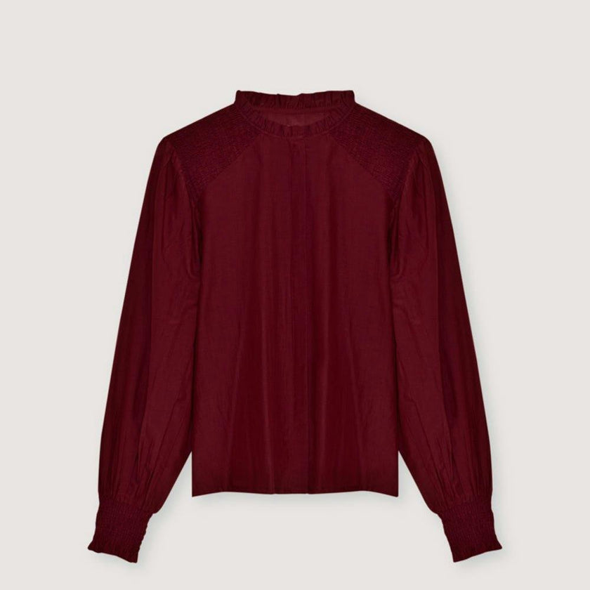 Luly Woman Blouse Plum Fantasy_Sampling