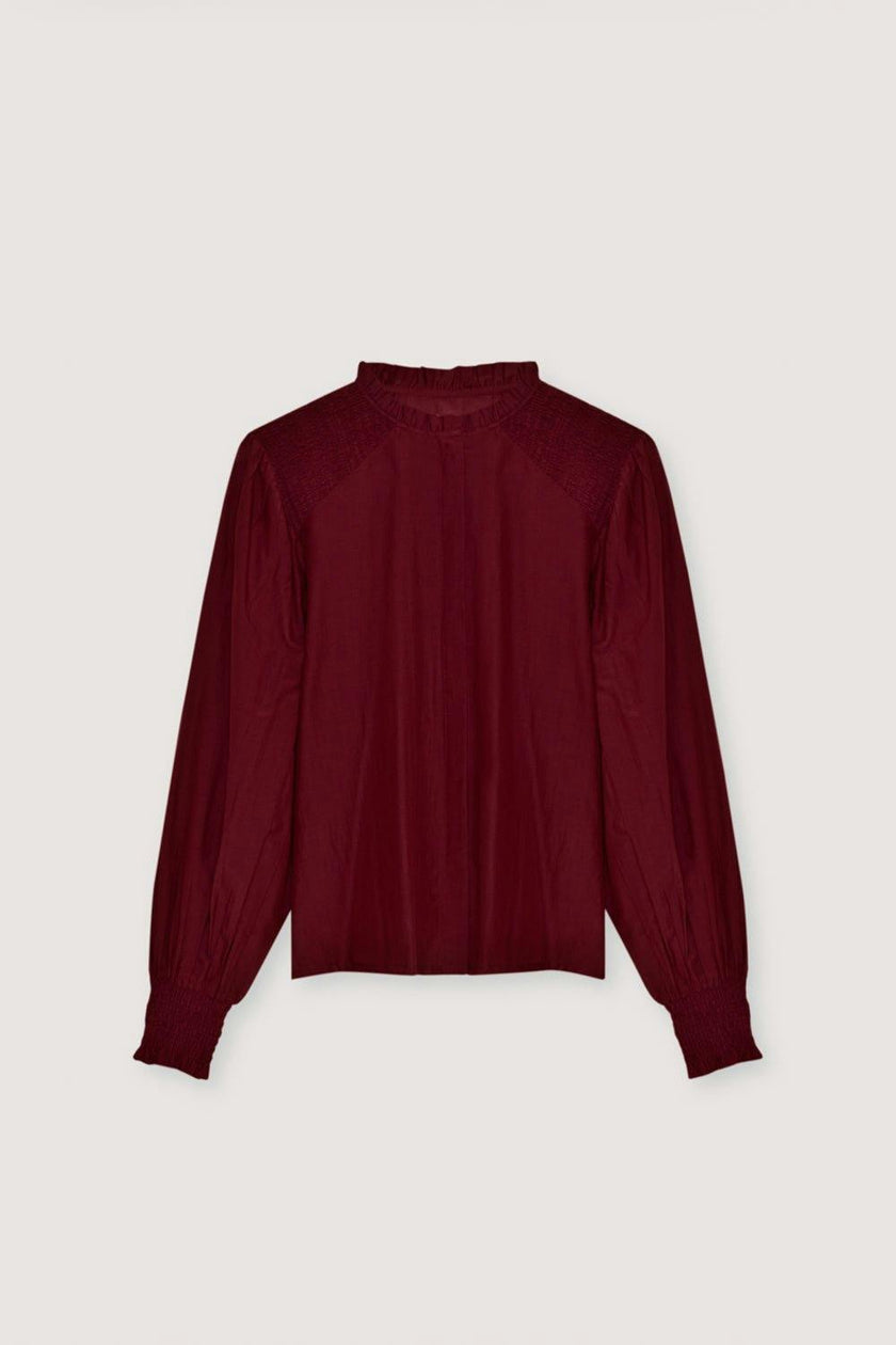 Luly Woman Blouse Plum Fantasy_Sampling