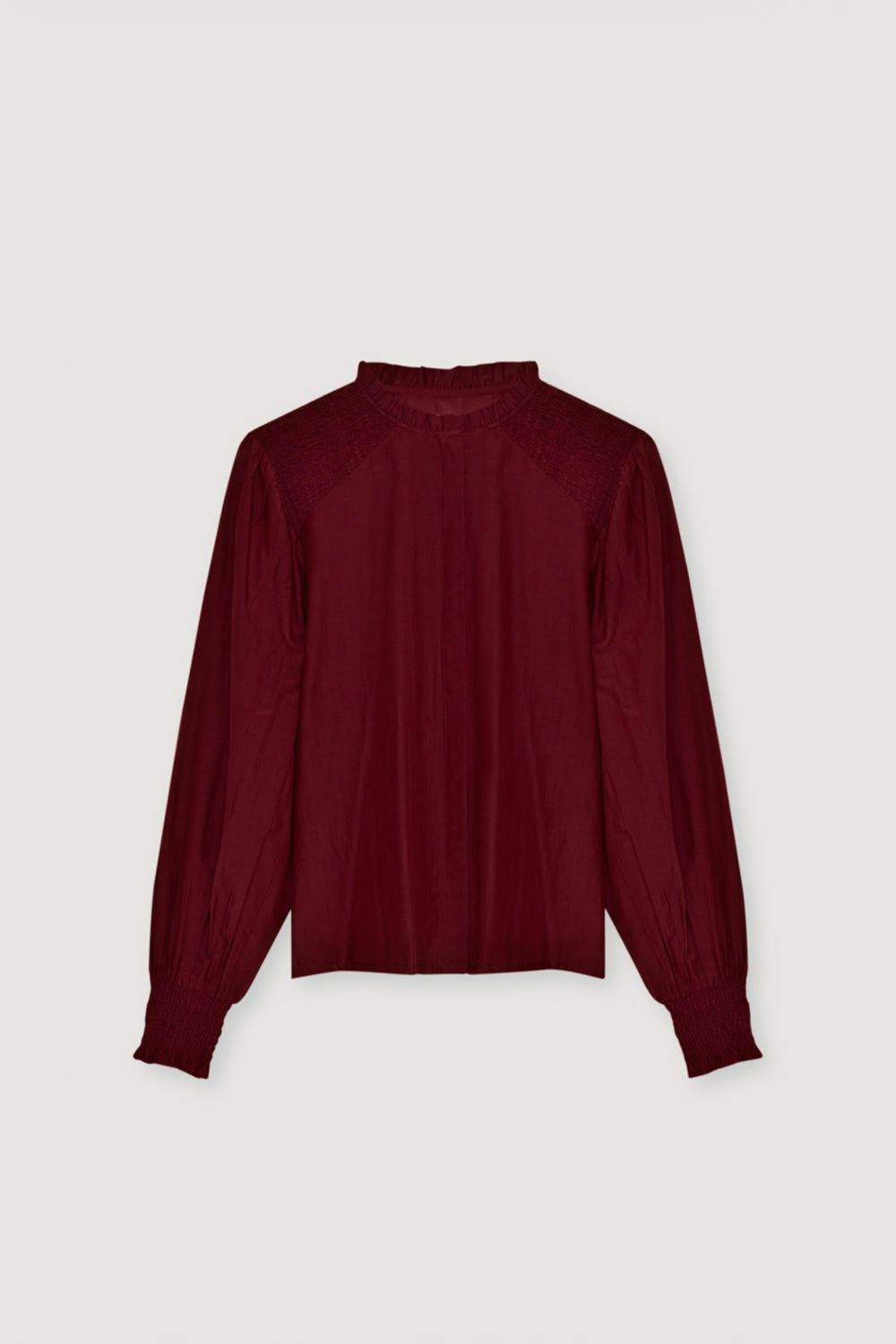 Luly Woman Blouse Plum Fantasy_Sampling