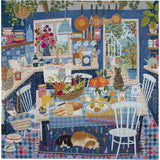 Piece and Love Blue Kitchen 1000 Piece Jigsaw Puzzle