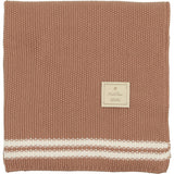 Duo Stripe Chunky-Knit Blanket