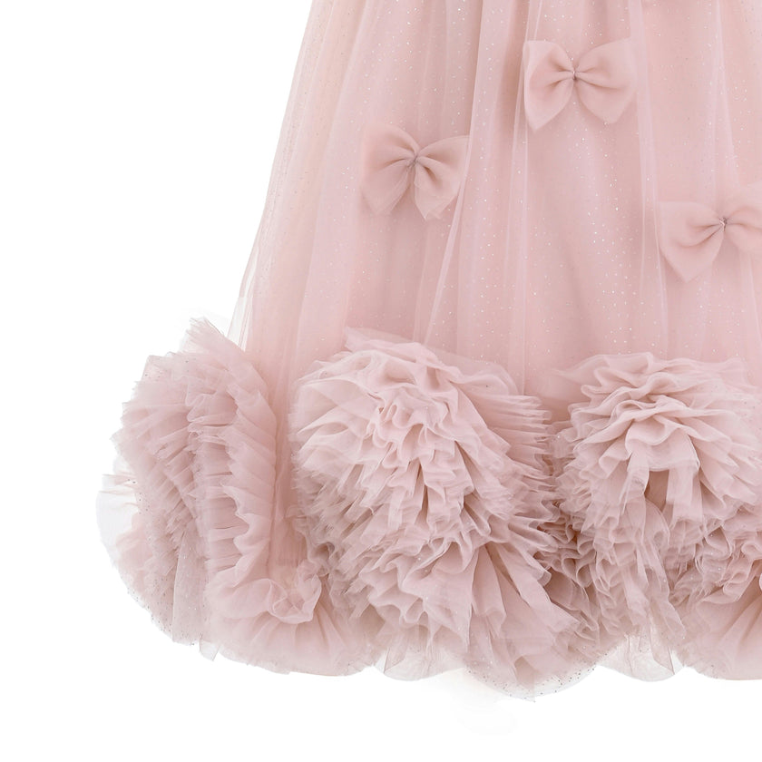 Pink Mirielle Ribbon Bow Dress