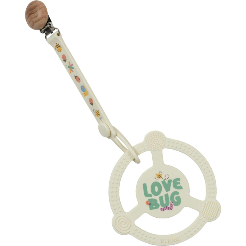 Studio Oh! Silicone Teether Ring With Detachable Clip