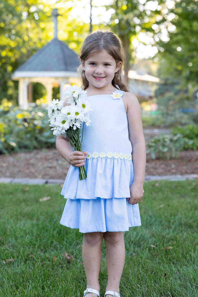 Pique Dress with Daisies