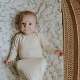 Secret Garden Print Crib Sheet