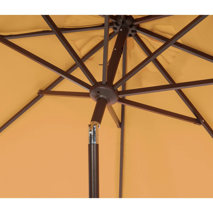 UV-Resistant Zimmerman 9' Crank Push-Button Tilt Umbrella