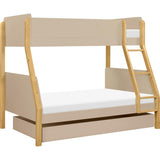 TipToe Twin-Over-Full Bunk Bed In Taupe And