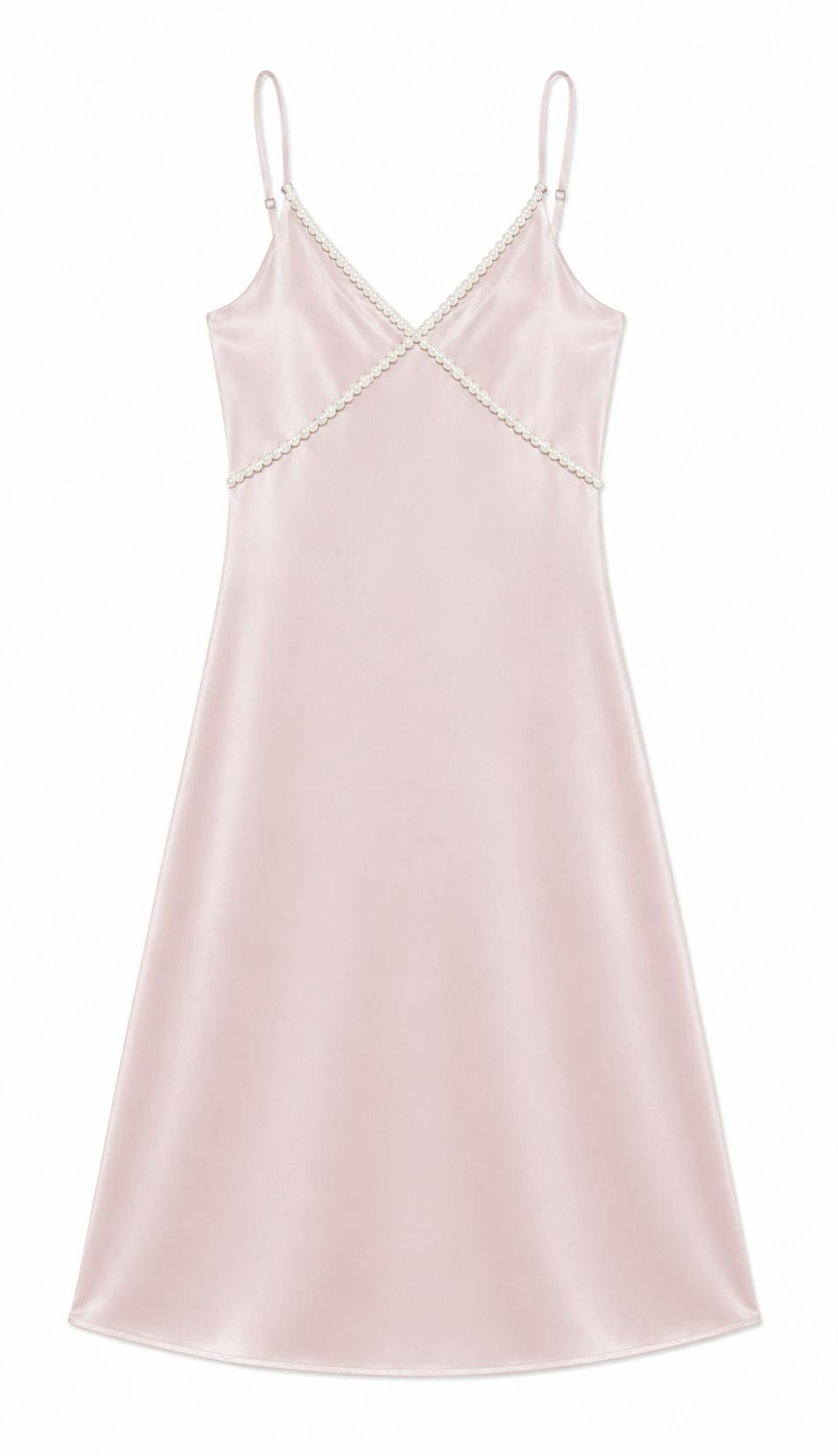 Miller Mauve Satin Maxi Dress With Lace Trim