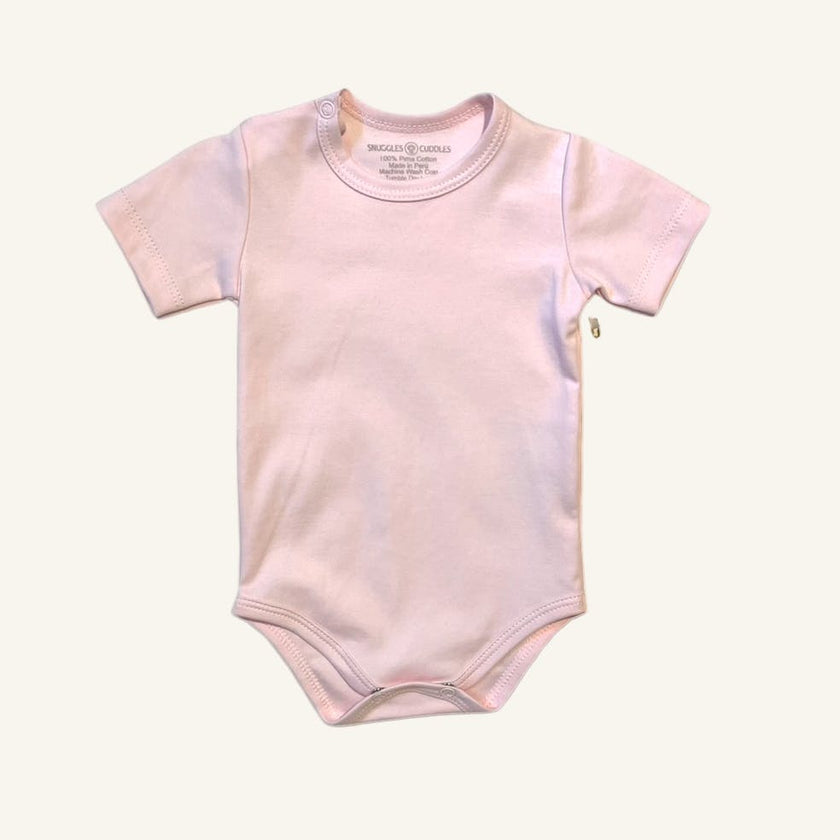 Short Sleeve Bodysuit in Pima Cotton