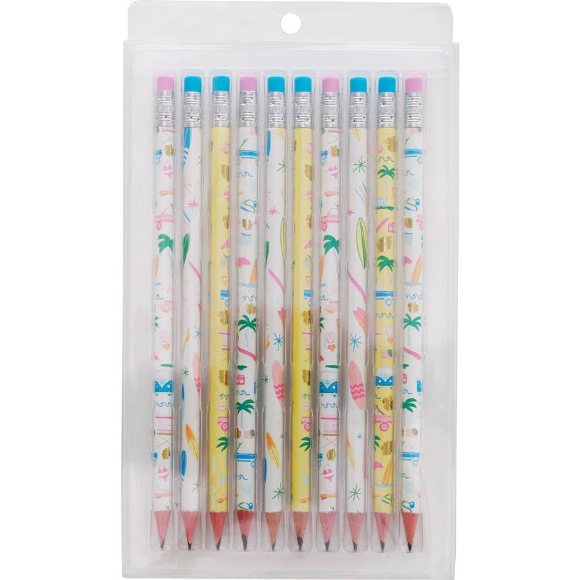 Surf's Up Pencil Set