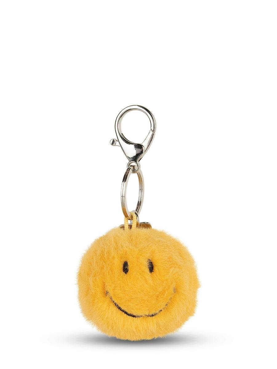Smiley Keychain ECO Fuzzy Yellow - 2