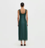 The Winsome Dress - Jadeite Floral Jacquard