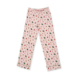 Christmas Dogs Pink - Adult Long Sleeve Coat Style and Pant with Pockets
