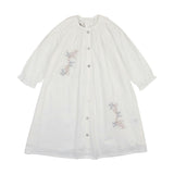 Delicate Floral 3/4 Sleeve Dress