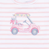 Golf - Long Sleeve Uni Shirt Pink Golf Cart