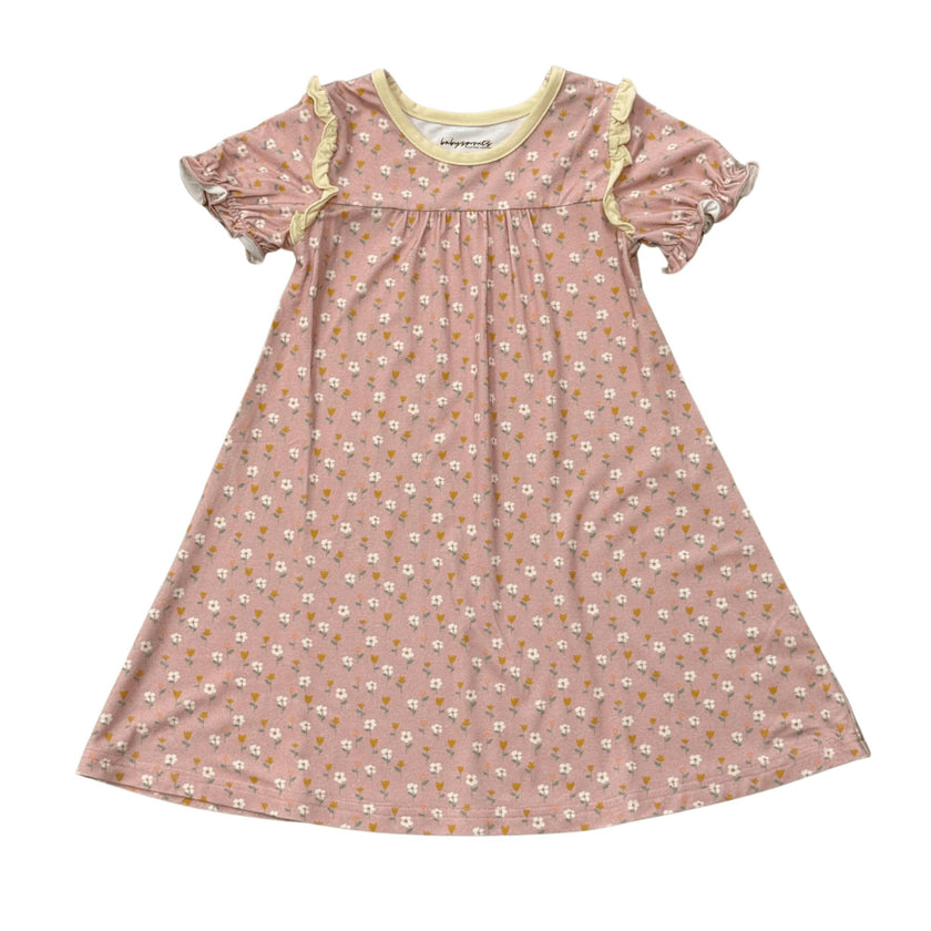 Girls Night Gown in Mini Daisy