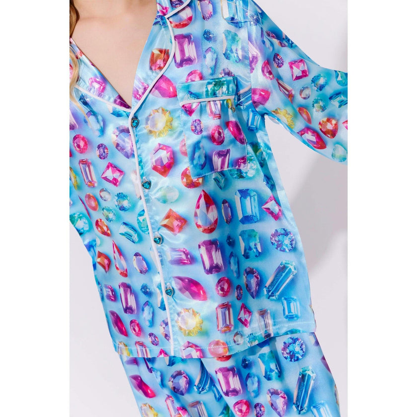 Bejeweled Silk Set